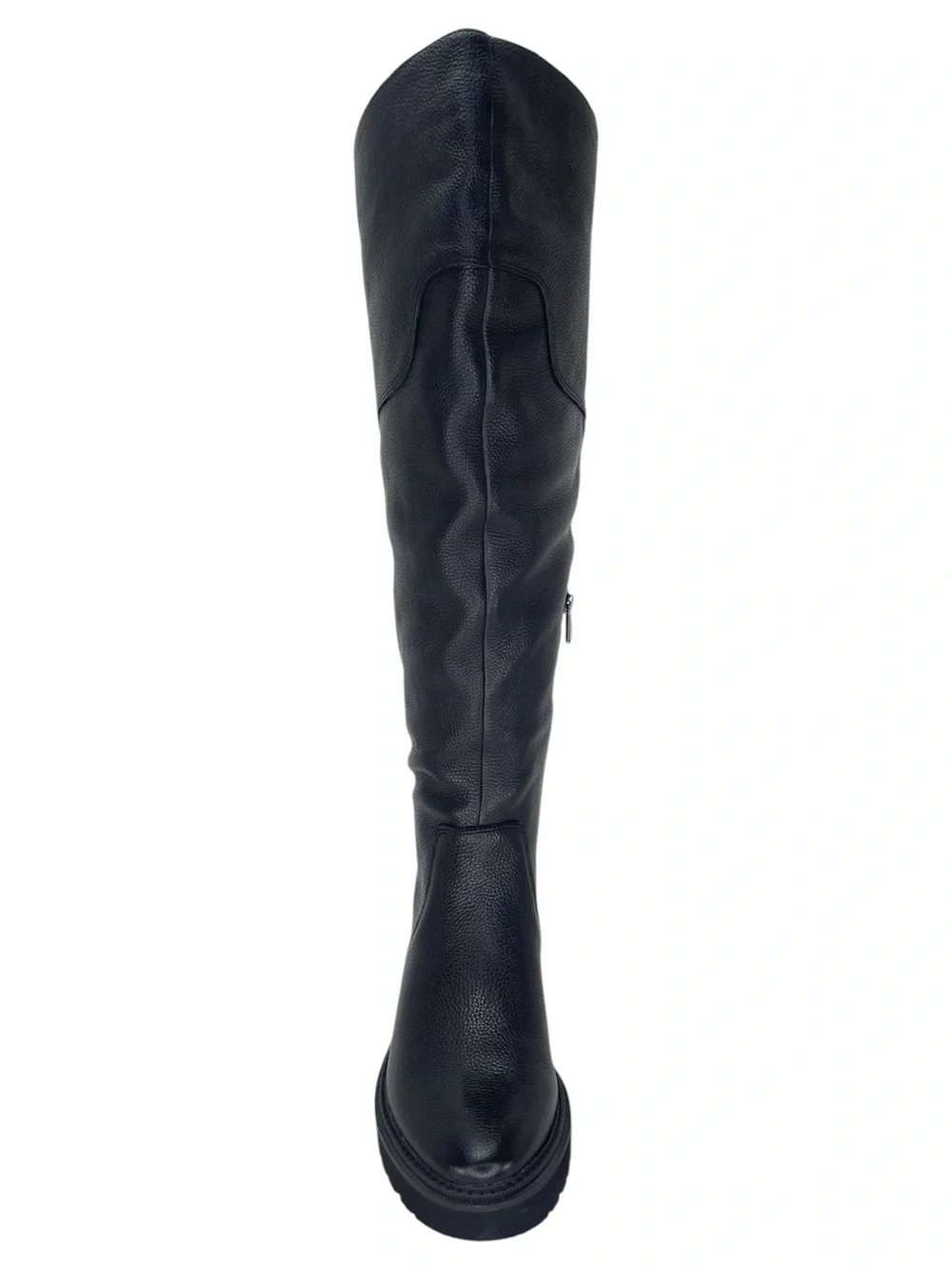 Naturalizer Scarlette Black Leather Wide Calf OTK Womens Boots Size 9M